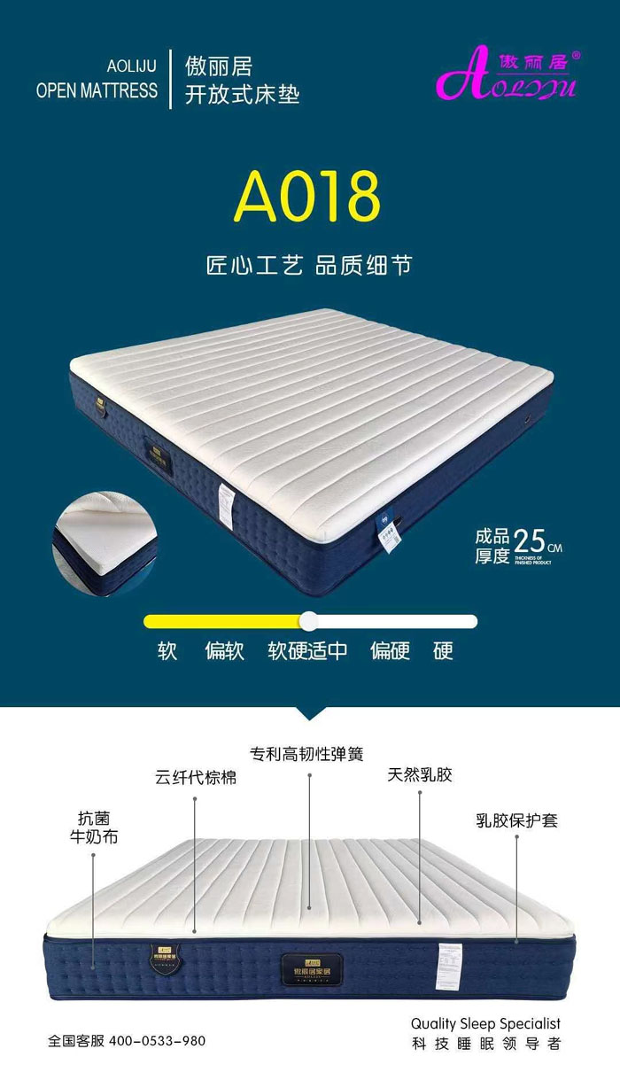 開(kāi)放式床墊A018